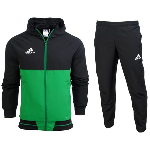 Dres kompletny Adidas junior spodnie kurtka Tiro 17 BQ2788 / AY2862 128 CM Desportivo