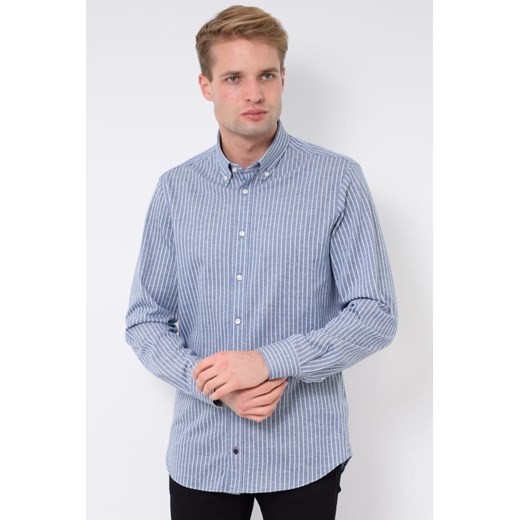 koszula męska tommy hilfiger tt0tt04824 niebieska ze sklepu Royal Shop w kategorii Koszule męskie - zdjęcie 125503624