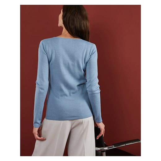 Sweter w kolorze błękitnym Rodier 36 Limango Polska promocyjna cena