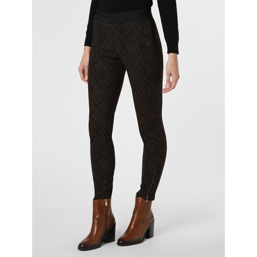 TONI Spodnie Kobiety czarny wzorzysty ze sklepu vangraaf w kategorii Spodnie damskie - zdjęcie 125539461