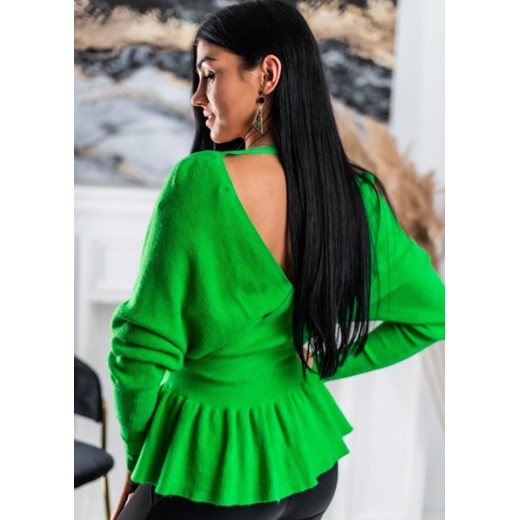 Sweter Brina zielony Fason Uniwersalny Sklep Fason