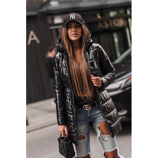 Kurtka pikowana Fancy czarna Shopaholics Dream xl SHOPAHOLIC`S DREAM