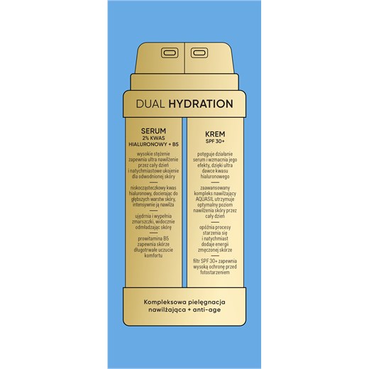 Lift4Skin Beauty Booster Dual Hydration 2% KWAS HIALURONOWY + B5 serum + krem Lift4skin Oceanic_SA
