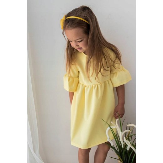 Żółta pastelowa sukienka PRINCESS Myprincess / Lily Grey 116 MKA GROUP