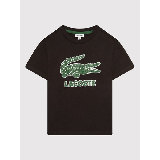 T-Shirt TJ1965 Czarny Regular Fit Lacoste 6Y MODIVO