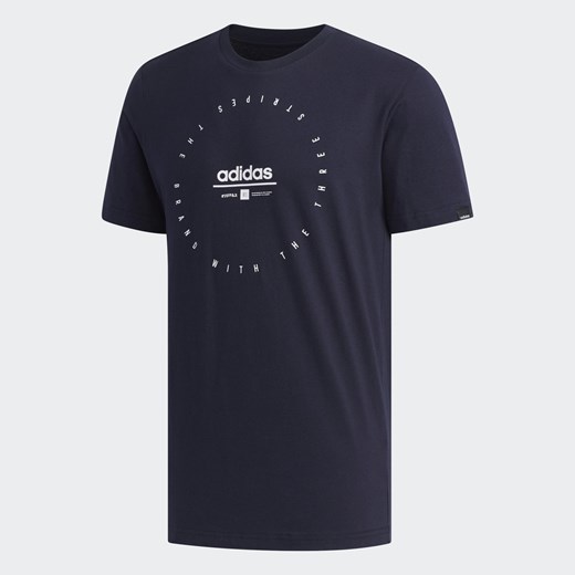 Koszulka adidas Adi Clock Tee Navy S okazyjna cena 4elementy
