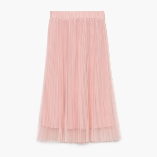 Cropp - Plisowana spódnica - Różowy Cropp L okazyjna cena Cropp