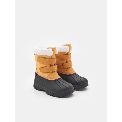 Buty zimowe dziecięce Sinsay śniegowce na rzepy