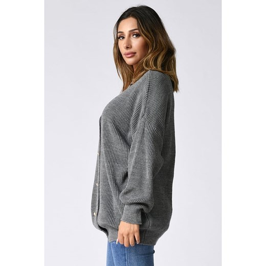 Kardigan "Seoul" w kolorze szarym Plus Size Company 44/46 wyprzedaż Limango Polska