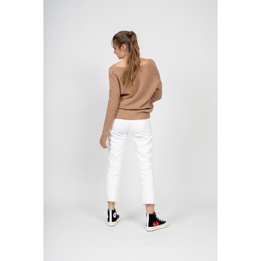 Kaszmirowy sweter "Cassie" w kolorze karmelowym Just Cashmere L wyprzedaż Limango Polska