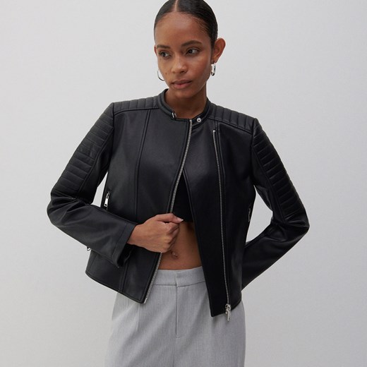 Reserved - Kurtka w stylu motocyklowym - Czarny Reserved 36 okazyjna cena Reserved