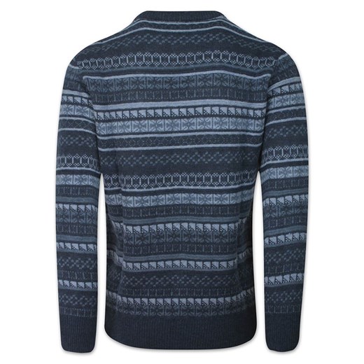 Granatowy sweter męski Raca w stylu młodzieżowym 