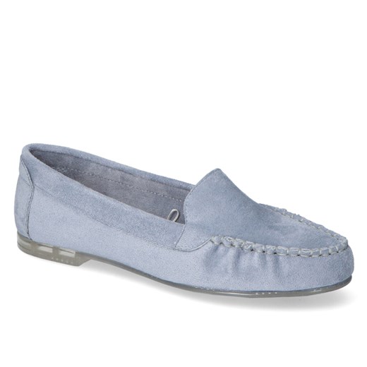 Mokasyny Sergio Leone MK722 Niebieskie ze sklepu Arturo-obuwie w kategorii Mokasyny damskie - zdjęcie 125774302