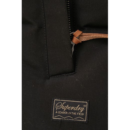 Czarna kamizelka męska Superdry casual