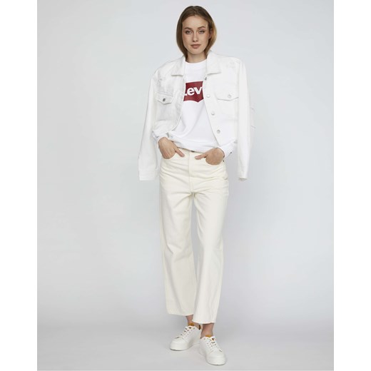Levi's® Ribcage Straight Ankle Rainbow Jeans White L promocja Differenta.pl