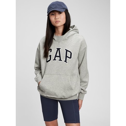 GAP Logo Bluza dziecięca Szary Gap S promocja BIBLOO