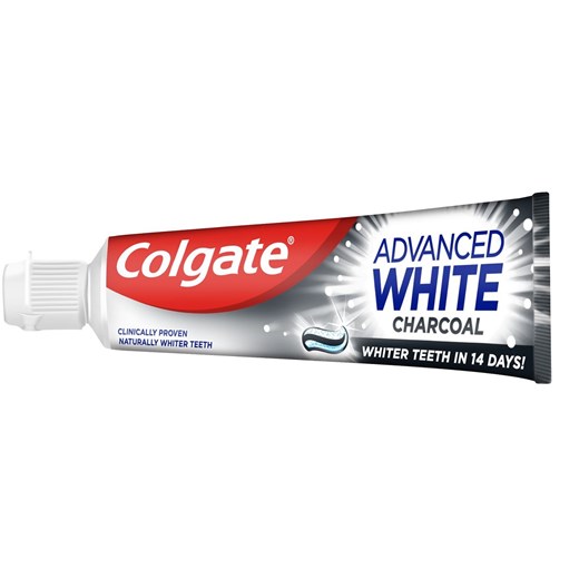 Colgate Advanced White Charcoal Pasta do zębów 100ml Colgate 100 ml promocyjna cena SuperPharm.pl