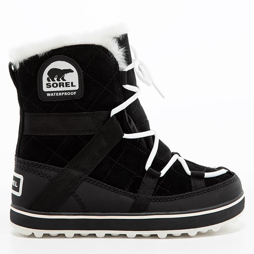 śniegowce Sorel GLACY EXPLORER SHORTIE 1553271010 BLACK Sorel 36 okazyjna cena eastend