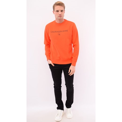 BLUZA MĘSKA CALVIN KLEIN J30J316683 POMARAŃCZOWA Calvin Klein S okazja Royal Shop