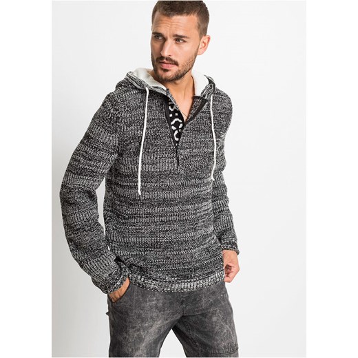 Sweter z kapturem | bonprix 56/58 (XL) bonprix