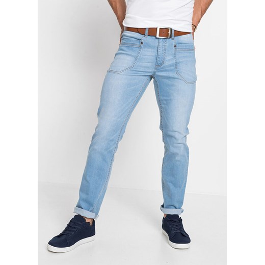 Dżinsy ze stretchem Regular Fit Tapered, w wygodnym fasonie | bonprix 60 okazyjna cena bonprix