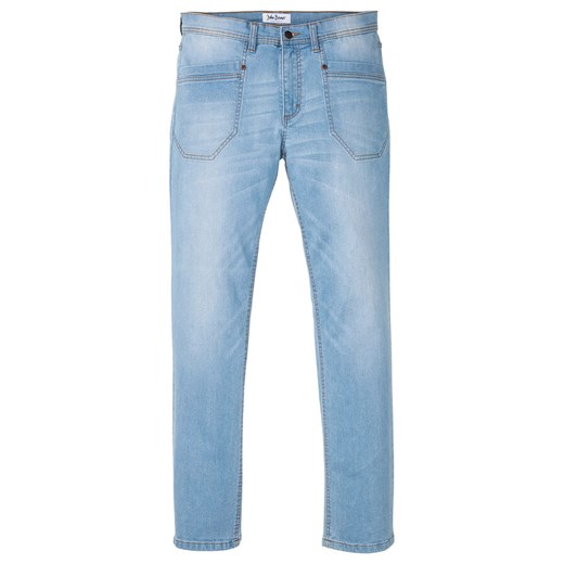 Dżinsy ze stretchem Regular Fit Tapered, w wygodnym fasonie | bonprix 54 wyprzedaż bonprix