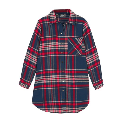 Sukienka flanelowa szmizjerka | bonprix 128 okazja bonprix