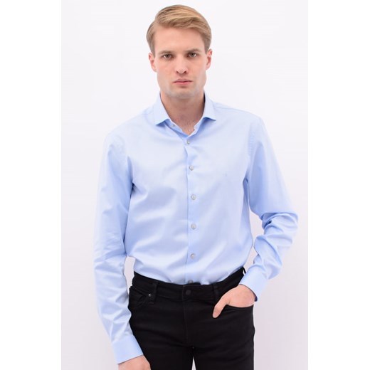 koszula męska calvin klein k10k103182 błękitna ze sklepu Royal Shop w kategorii Koszule męskie - zdjęcie 126099983