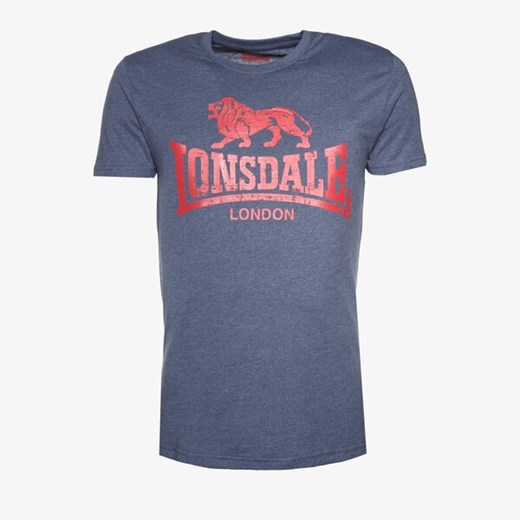 Granatowy t-shirt męski Lonsdale 