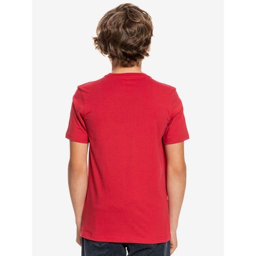 T-shirt chłopięce Quiksilver czerwony 