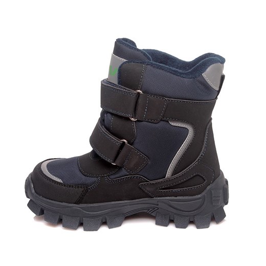 Buty zimowe chłopięce, ciemnoniebieskie, ocieplane, Weestep Weestep 30 smyk