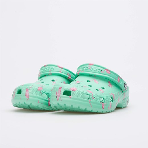 Klapki damskie Crocs na płaskiej podeszwie z gumy 