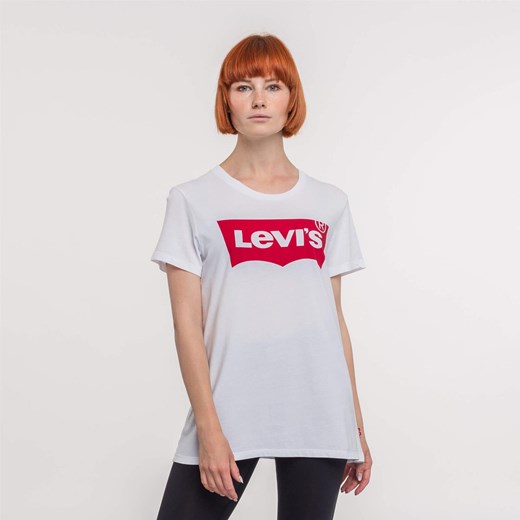 Bluzka damska Levi's biała z bawełny 
