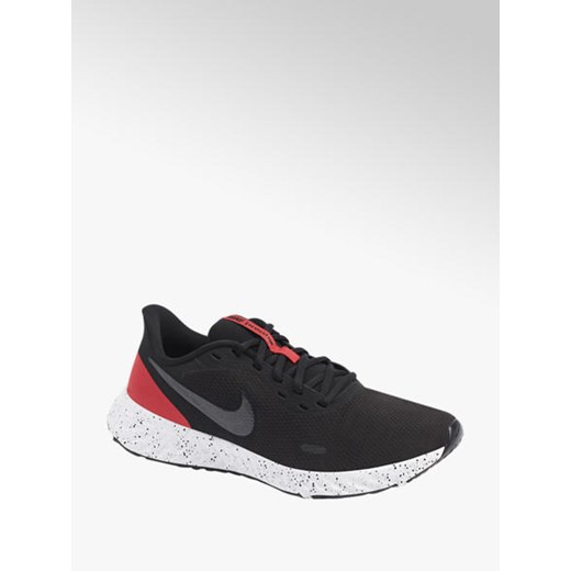 Czarno-czerwone sneakersy męskie nike revolution 5 Nike 42,44,46,40,43,45,41 okazja Deichmann