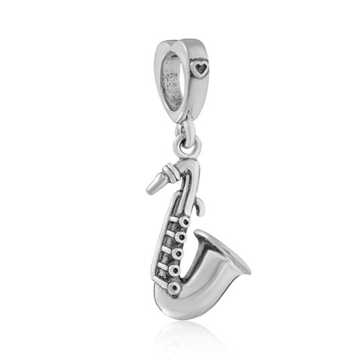 H003 Saksofon charms zawieszka koralik srebro 925 Silverbeads.pl SilverBeads