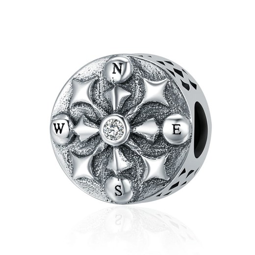 D917 Róża wiatrów charms koralik beads srebro 925 Silverbeads.pl SilverBeads