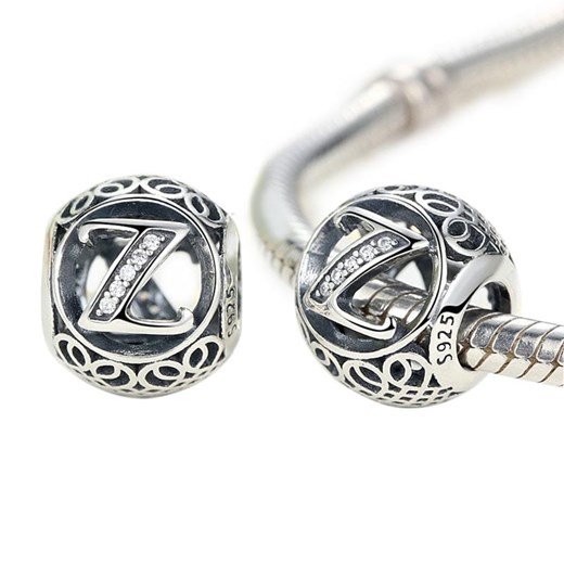 D872 Litera Z charms koralik beads srebro 925 Silverbeads.pl SilverBeads