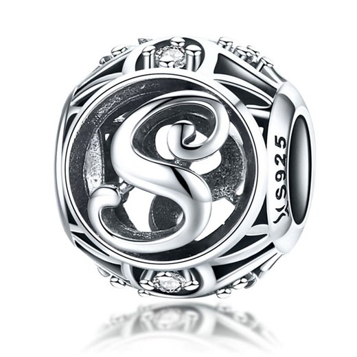 G028 Litera S charms koralik beads srebro 925 Silverbeads.pl SilverBeads