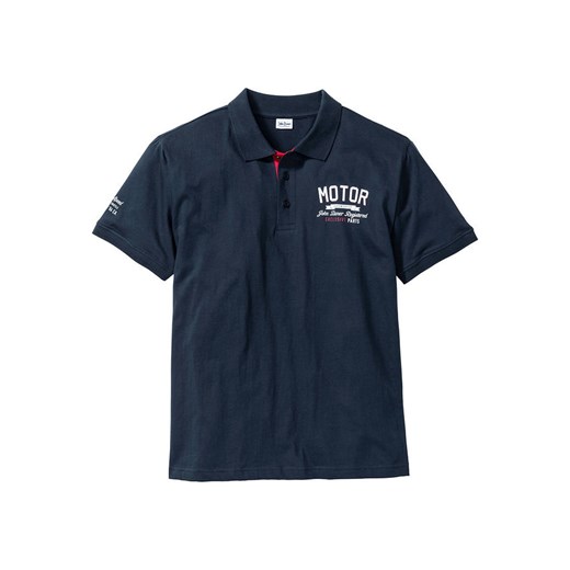 Shirt polo z nadrukiem | bonprix 56/58 (XL) bonprix