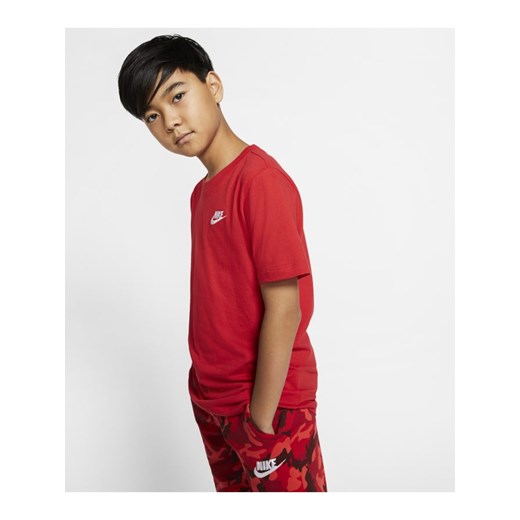 T-shirt dla dużych dzieci Nike Sportswear - Czerwony Nike XS Nike poland