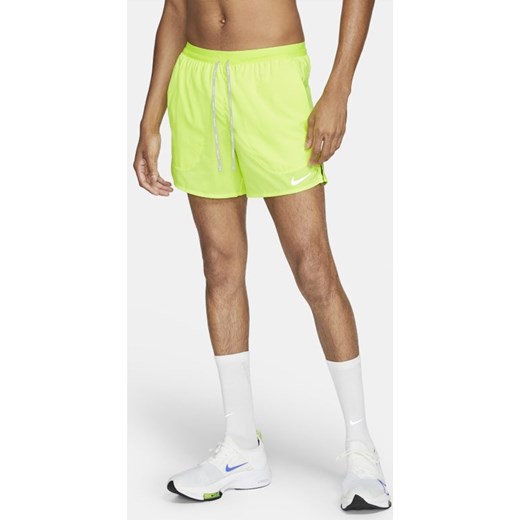 Męskie spodenki z szortami do biegania 13 cm Nike Flex Stride - Żółć Nike S Nike poland