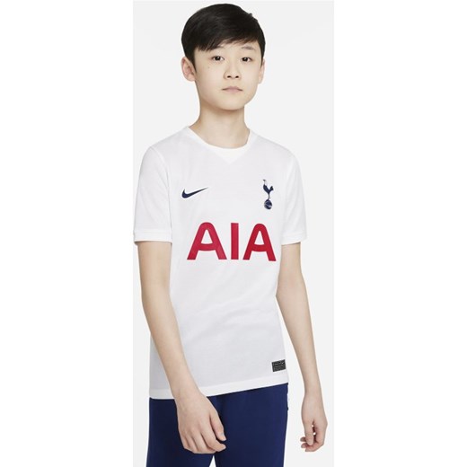 Koszulka piłkarska dla dużych dzieci Tottenham Hotspur 2021/22 Stadium (wersja Nike XS okazyjna cena Nike poland