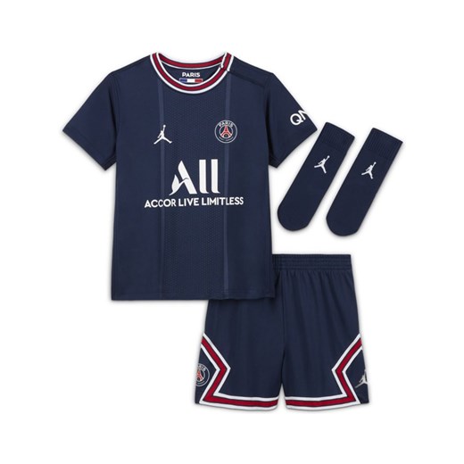 Strój piłkarski dla niemowląt i maluchów Paris Saint-Germain 2021/22 (wersja Nike 6-9M Nike poland
