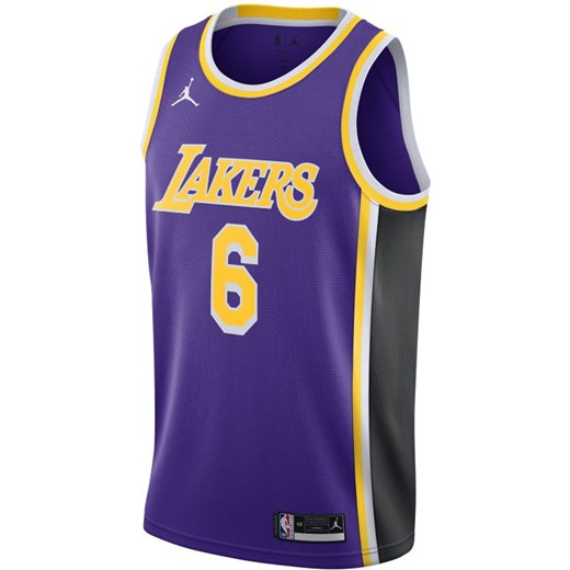 Koszulka Los Angeles Lakers Statement Edition 2020 Jordan NBA Swingman - Fiolet Jordan S Nike poland okazja