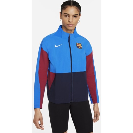 Damska kurtka piłkarska FC Barcelona - Niebieski Nike XS okazja Nike poland