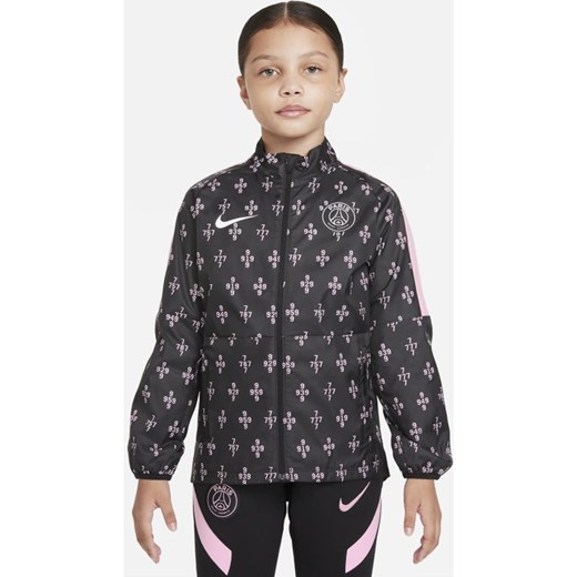Kurtka piłkarska z nadrukiem dla dużych dzieci Paris Saint-Germain Repel Academy Nike S Nike poland okazyjna cena