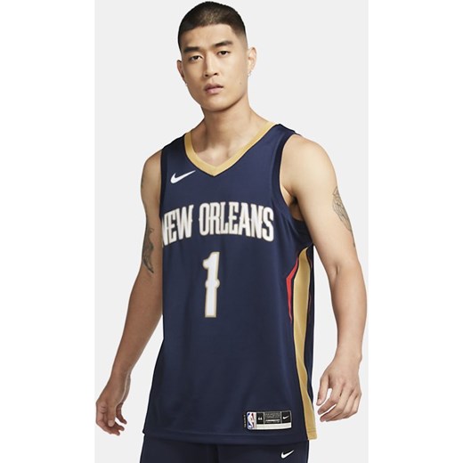 Męska koszulka Nike NBA Swingman Zion Williamson Pelicans Icon Edition 2020 - Nike 2XL okazja Nike poland