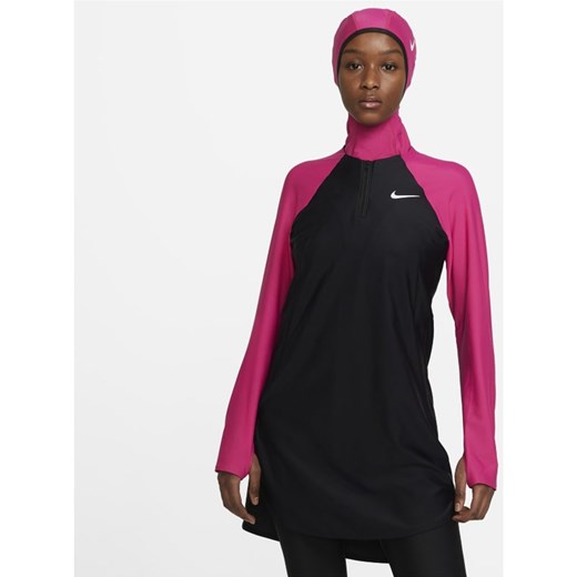 Damskie tunika do pływania zapewniająca pełną osłonę Nike Victory - Różowy Nike M Nike poland