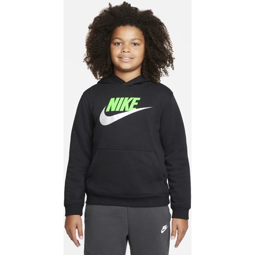Bluza z kapturem dla dużych dzieci (chłopców) Nike Sportswear Club Fleece (o Nike L+ Nike poland