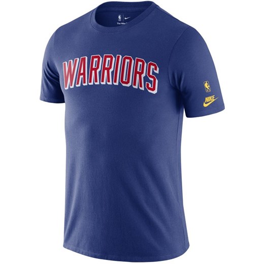 Męski T-shirt z logo Golden State Warriors Essential Year Zero Nike NBA - Nike M Nike poland